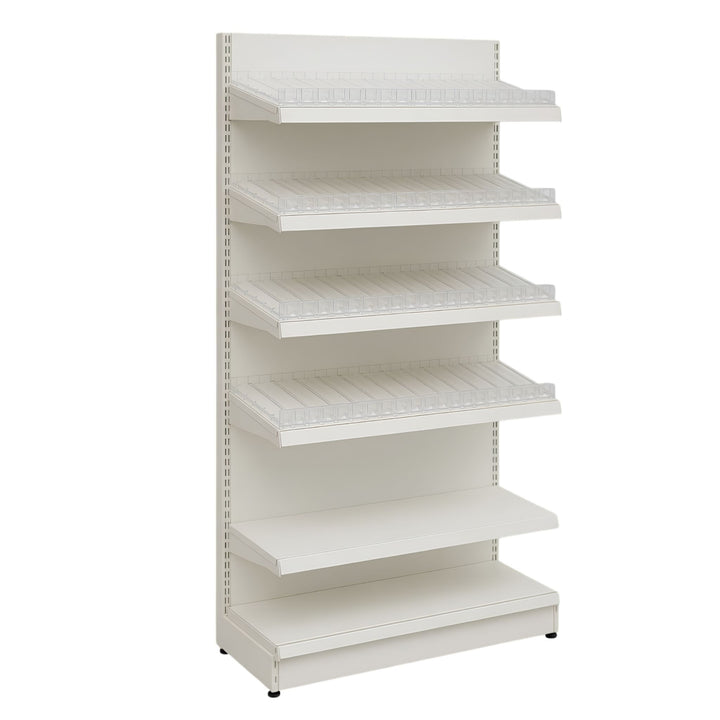 InhandKraft® Zigarettenregal für Kiosk &amp; Laden - Modul 120 cm - Cremeweiß