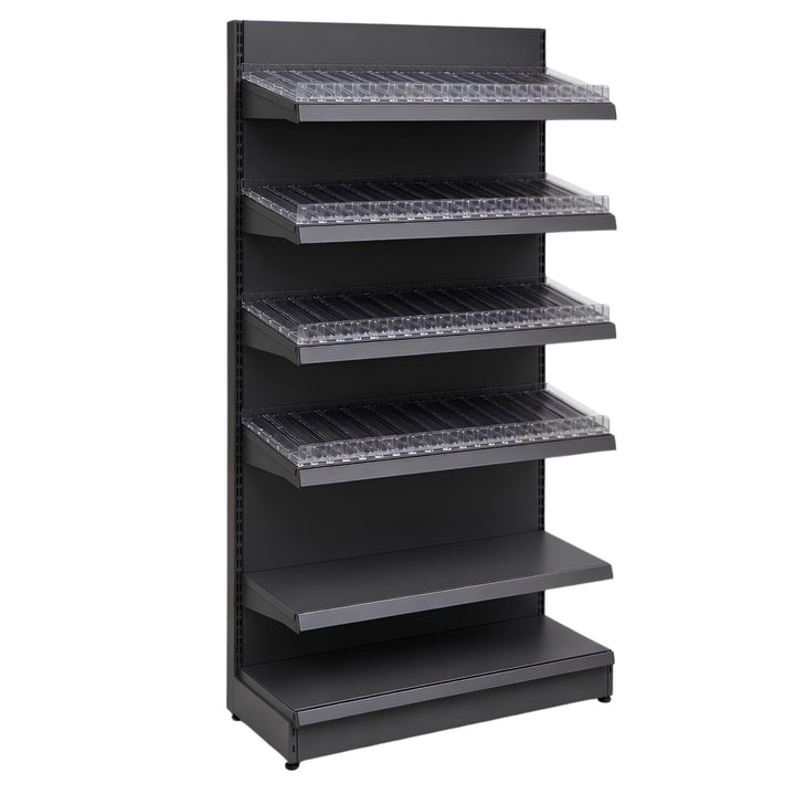 InhandKraft® Zigarettenregal für Kiosk &amp; Laden - Modul 120 cm - Anthrazit